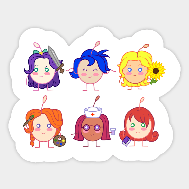 Junimo Bachelorettes Sticker by CloudyGlow